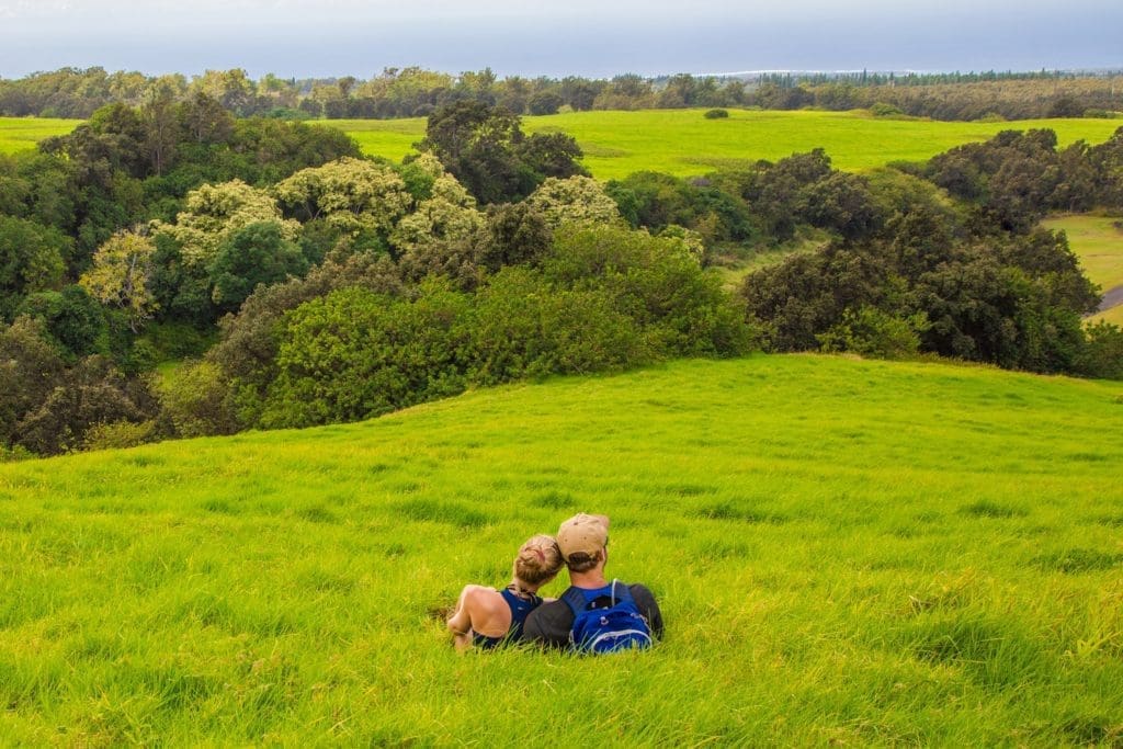 January 2021 - Park of the Month 18 Couple at Pu‘u o Lokuana in Kahuku